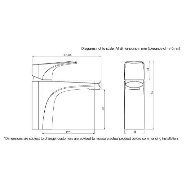 Signal Basin Mixer With Click Waste