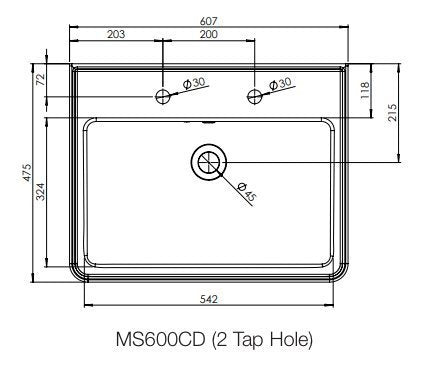 Marston Matt Dark Grey 600mm Cloakroom Unit And Basin