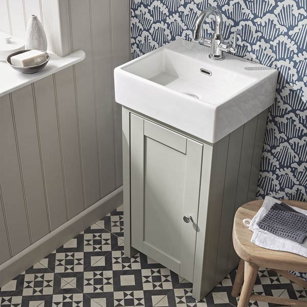 Lansdown 430mm Cloakroom Unit & Basin