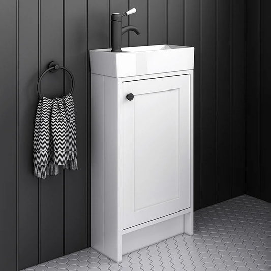 Marston Paper White 450mm Cloakroom Unit And Basin