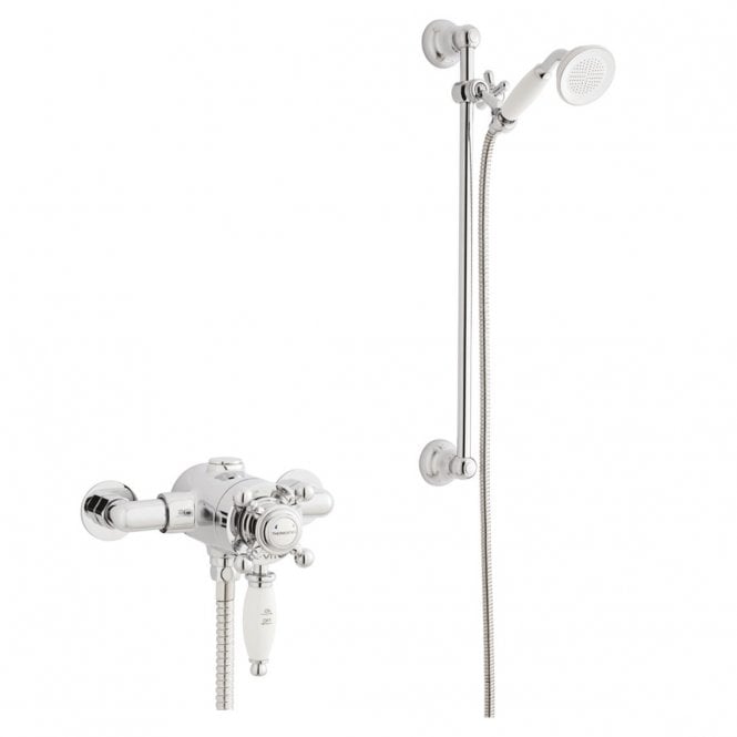 Viktory Thermostatic Exposed Shower With Adjustable Slide Rail Kit