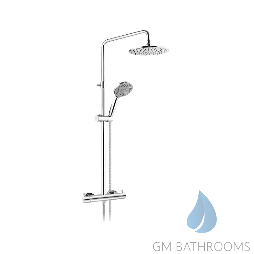 JTP Vos Florence Chrome Thermostatic Shower